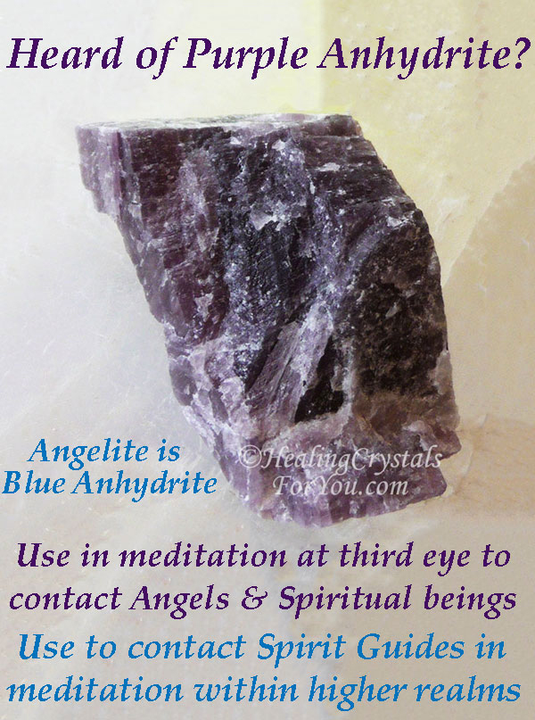Purple Anhydrite
