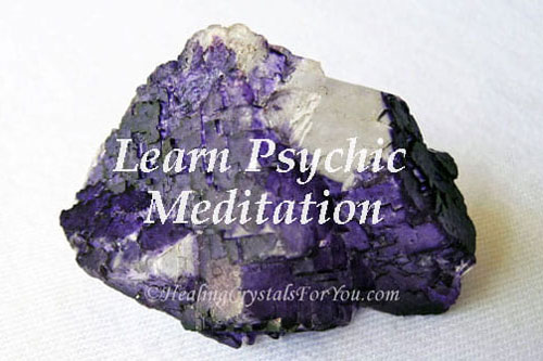 Purple Fluorite Psychic Meditation