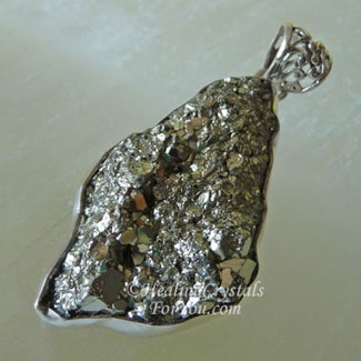 Natural Pyrite Pendant Pyrite Pendant