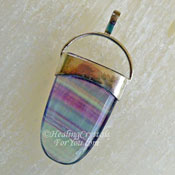 Rainbow Fluorite Pendant