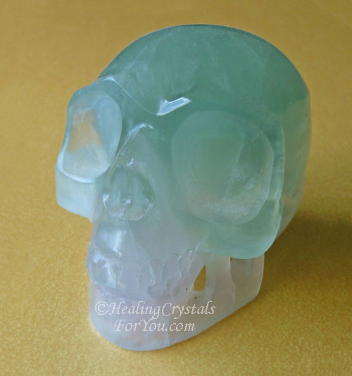 Rainbow Fluorite Skull
