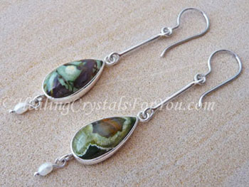 Rainforest Jasper Earrings Rainforest Jasper Earrings