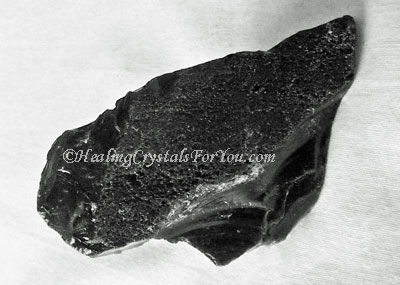 Raw Black Obsidian Stone Raw Black Obsidian Stone