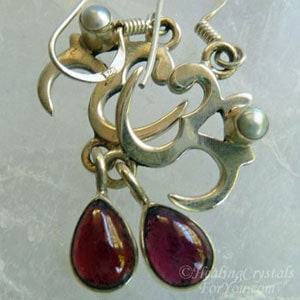 Red Garnet Earrings Red Garnet Earrings