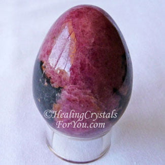 Rhodonite Egg Rhodonite