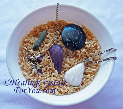 Using Rice To Cleanse Your Crystals