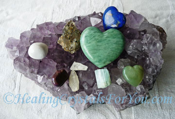 Rock Found Among Crystals