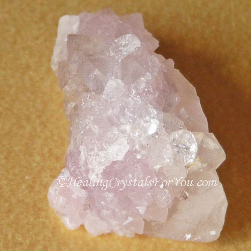natural rose quartz cluster