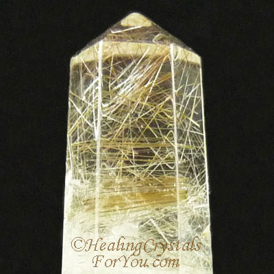 Gold and Silver Rutilated Quartz Gold and Silver Rutilated Quartz
