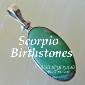 Scorpio Birthstone List
