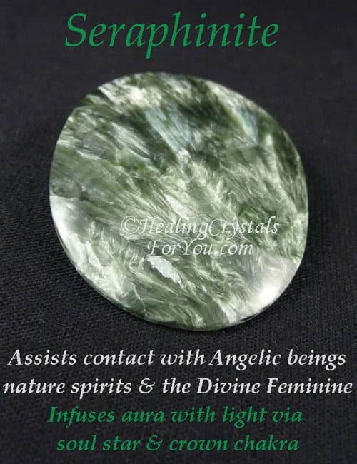 Seraphinite Meaning & Use: Contact Angels & Divine Feminine
