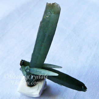 Seriphos Green Quartz aka Prasem Hedenbergite Green Quartz Seriphos Green Quartz aka Prasem Hedenbergite Green Quartz