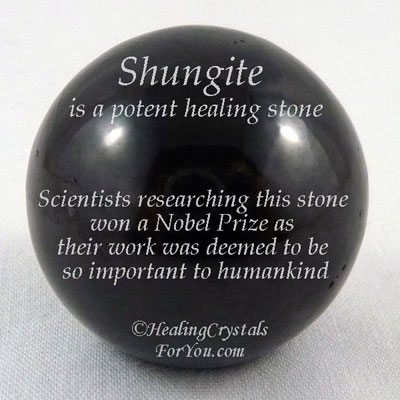 Shungite is a potent healing stone