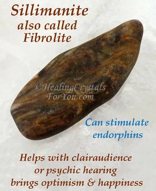 Sillimanite boosts clairaudience optimism and happiness
