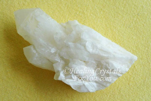 Snow Quartz Cathedral Cluster
