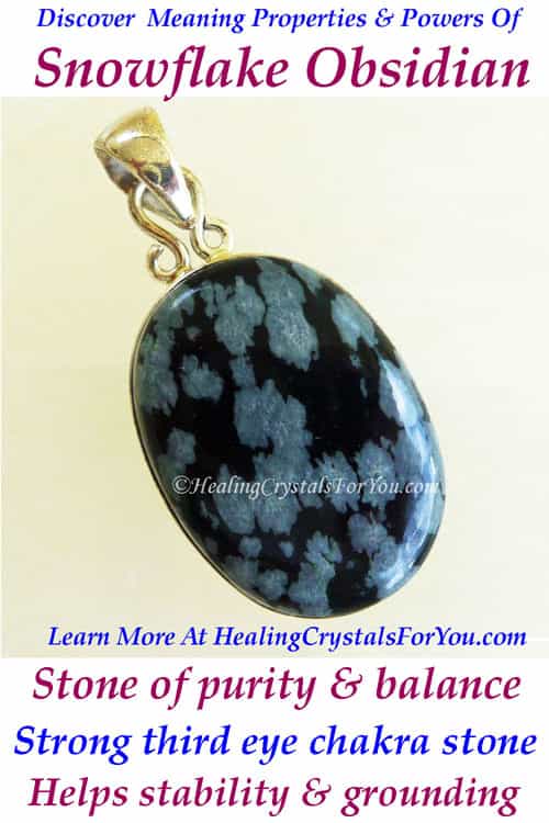 Snowflake Obsidian