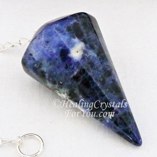 Sodalite pendulum Sodalite pendulum