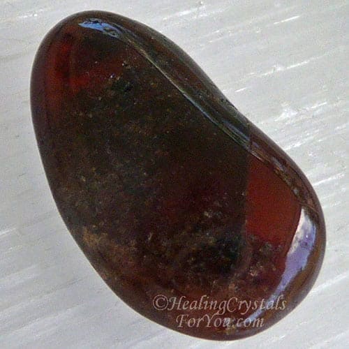 Red Tumbled Spessartine Garnet
