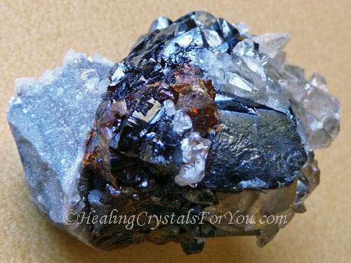 Sphalerite Stellar Beam Calcite