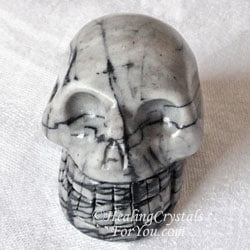 Spiderweb Jasper Skull Spiderweb Jasper Skull