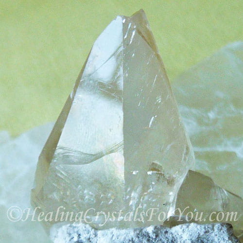 Pale Gold Dog Tooth Calcite Pale Gold Stellar Beam Calcite