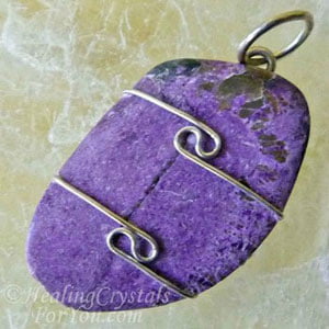Stichtite Pendant Stichtite Pendant