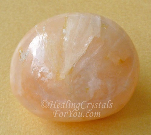 Stilbite Tumblestone Stilbite Tumblestone