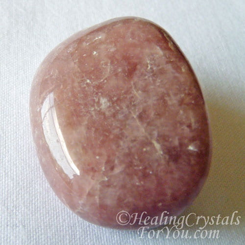Tumbled Strawberry Quartz