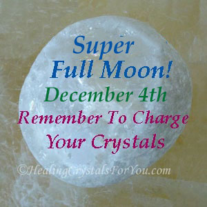 Remember to charge your crystals