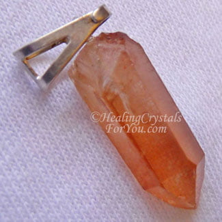 Tangerine Quartz Pendant Tangerine Quartz Pendant