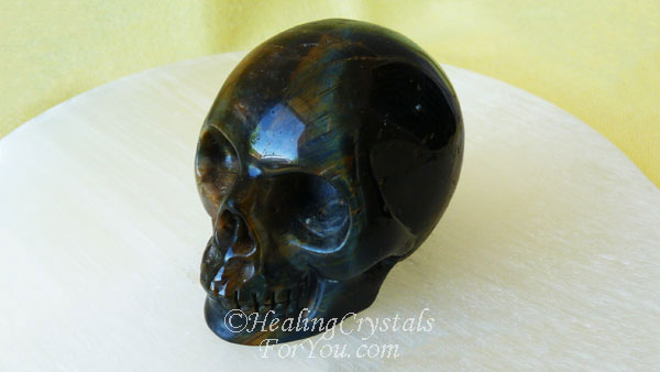 Tigers Eye Crystal Skull Tigers Eye Crystal Skull