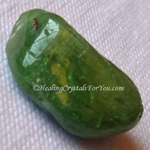 Tsavorite Garnet Tumblestone Tsavorite Garnet Tumblestone