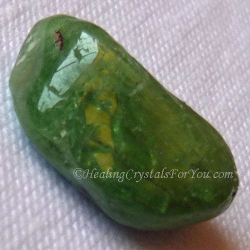 Tsavorite Garnet Tumblestone