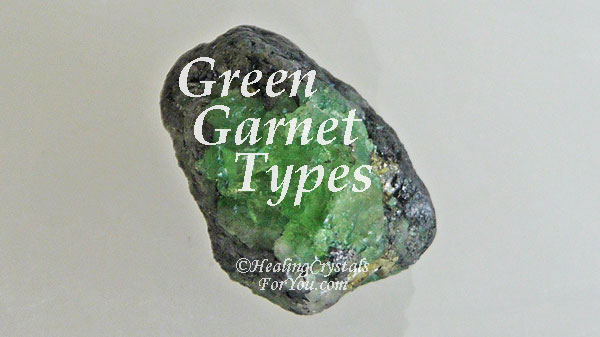 Types de grenat vert Types de grenat vert
