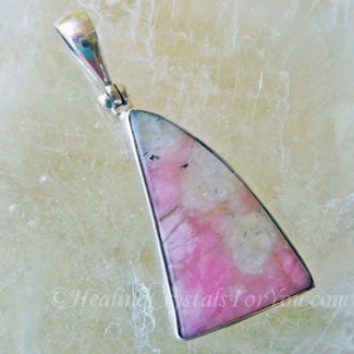 Tugtupite Pendant Tugtupite Pendant