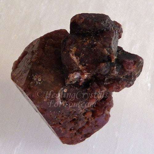 Twinned Red Spinel 2-500