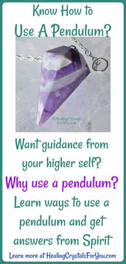 Crystal Pendulum Chart