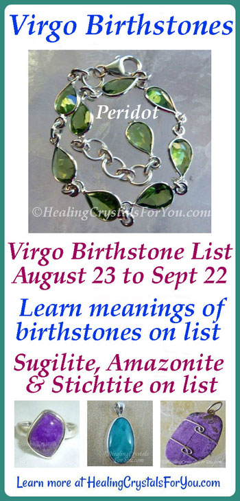 Virgo Birthstone Virgo Birthstone List