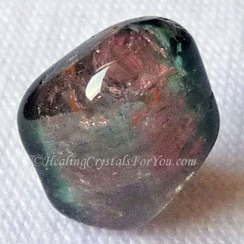 Watermelon Tourmaline Tumblestone Watermelon Tourmaline