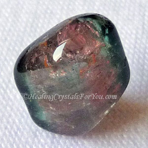 Watermelon Tourmaline Tumblestone Watermelon Tourmaline Tumblestone