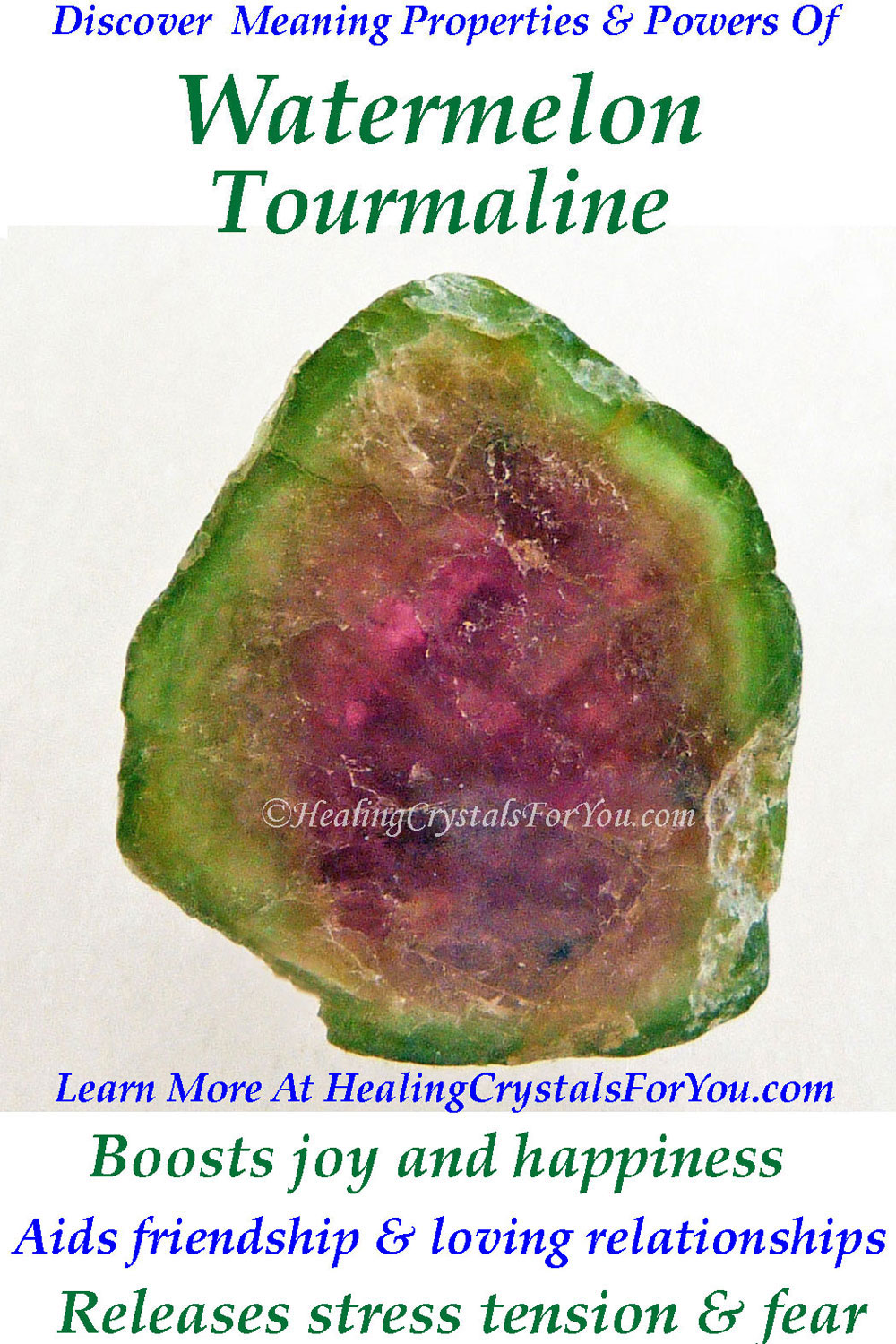 Watermelon Tourmaline