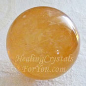 Amber Gold Calcite Sphere Amber Gold Calcite Sphere