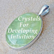 Green Prehnite Pendant Green Prehnite Pendant