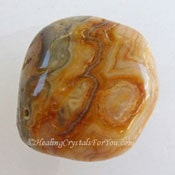 Orange Yellow Crazy Lace Agate